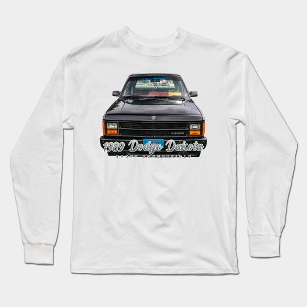 1989 Dodge Dakota Sport Convertible Long Sleeve T-Shirt by Gestalt Imagery